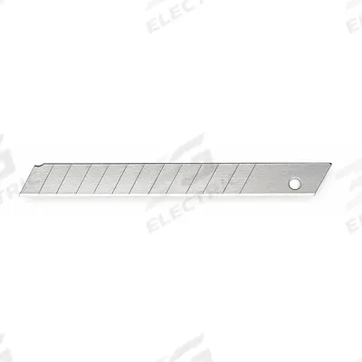 WESTWARD Snap-Off Blade: 3 1/4 in Blade Lg, 3/8 in Blade Wd, 0.02 in Blade Thick - Straight-Edge Standard-Tip Replacement Snap-Off Blades