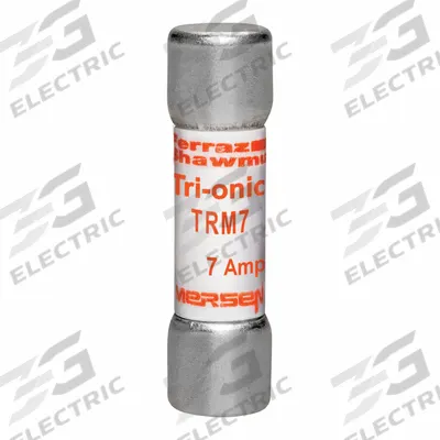 MERSEN Fuse: TRM Series, Midget, Time-Delay, 7 A, 250 V AC, 13/32 in x 1 1/2 in - Time-Delay Cylindrical Fuses