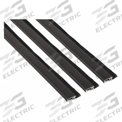 NATIONAL GUARD Door Weatherstripping: Brush, Screw-In Mounting, Nylon, 3 ft Overall Lg - Door Perimeter Seal Kits