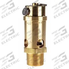 CONRADER Safety Valve: Soft Seat, 1 in (M)NPT Inlet (In.), 1 in (F)NPT Outlet (In.), Brass, Silicone (MPN SRV765-1-300 SST). Key specifications — attr291993: Soft Seat; attr291998: Brass; attr292007: Silicone; attr292009: Brass; attr294753: CONRADER.