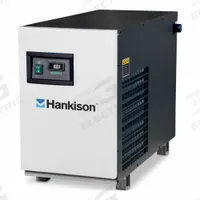 HANKISON Refrigerated Air Dryer: ISO Class 5, 150 cfm, 115V AC, 1 in NPT, 38°F Dew Point, 0.91 kW (MPN HPRN150-1). Key specifications — attr109787: 115V AC; attr109807: HPRN; attr109762: HANKISON.