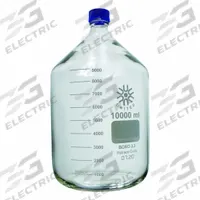 UNITED SCIENTIFIC SUPPLIES INC Media/Storage Bottle: 10 L, Screw-On, GL-45, 420 mm, Colorless (MPN BM10000). Key specifications — Closure Type: Screw-On; Mouth Size: Narrow; Screw Closure Size: GL-45; Brand: UNITED SCIENTIFIC SUPPLIES INC; Body Color: Colorless.