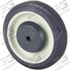APPROVED VENDOR Caster Wheel: 5 in Wheel Dia., 1 1/4 in Wheel Wd, Rubber, 350 lb Load Rating, Blue (MPN 5VT77). Key specifications — Wheel Core Material: Polypropylene; Wheel/Tread Color: Blue; Brand: APPROVED VENDOR.