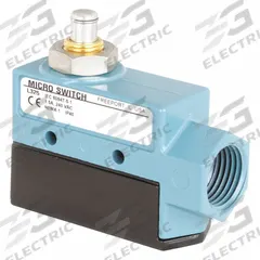 HONEYWELL Non Plug-In Limit Switch: Plunger Actuator, Metallic, 9 ozf Op Force - Min, Plunger, BZE6 (MPN BZE6-2RQ). Key specifications — Manufacturer Part Number: BZE6-2RQ; Brand: HONEYWELL; Electrical Connection: Screw Terminals; Series: BZE6; Body Material Type: Metallic; Actuator Type: Plunger.