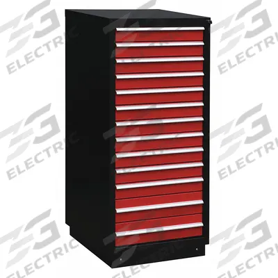 APPROVED VENDOR Modular Drawer Cabinet: 28 3/4 in x 28 in x 62 1/4 in, 13 Drawers - Approved Vendor Modular Drawer Cabinets