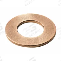 OILITE Thrust Washer: 5/8 in Bore, Bronze, SAE 841, 1 in OD, 0.125 in Thick, -35°F to 300°F, 10 PK (MPN TT1002-B). Key specifications — Material Grade: SAE 841; System of Measurement: Inch; Standards: Reach Certified; Brand: OILITE.