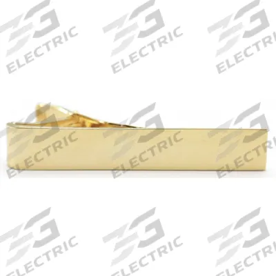 HEROS PRIDE Tie Bar: 5/16 in x 2 in, Gold - Tie Clips, Collar Pins & Shirt Keepers