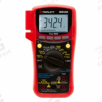 TRIPLETT Digital Multimeter: TRMS, CAT III 600V, 750 V Max AC Volt Measurement (MPN 9045). Key specifications — Instrument Counts: 6,000; Brand: TRIPLETT; Calibration Certificate Included: Not Included.
