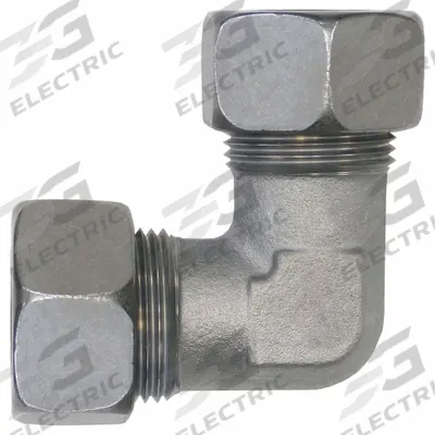 BRENNAN INDUSTRIES Compression Fitting Elbow: 15 mm OD x 15 mm OD size - Flareless Bite-Type Stainless Steel Compression Fittings