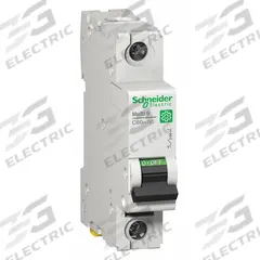 SCHNEIDER IEC Supplementary Protector: 4 A Amps, 250V DC, 5kA at 250V DC, Screw Clamp, C60H-DC, C (MPN M9U21104). Key specifications — Brand: SCHNEIDER; Terminal Connection: Screw Clamp; DC Voltage Rating: 250V DC; Max. AIR Rating: 5kA at 250V DC; Series: C60H-DC; AC Voltage Rating: Not Rated; Curve Type: C.
