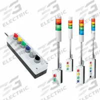 PATLITE Tower Light Assembly: 3 Tier, No Sounder Tier, Amber/Green/Red, User Operated, Steady (MPN VSST-LR4-302LJNW-RYG). Key specifications — Manufacturer Part Number: VSST-LR4-302LJNW-RYG; Brand: PATLITE; Operating Voltage: 24V DC; Light Tier Color: Green.