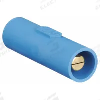 Gender Reversing Connector: Male-Male, Blue, 600V AC/600V DC, 400 A, 16 Series (MPN HBLDMBL). Key specifications — Brand: HUBBELL.
