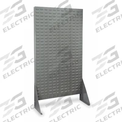 AKRO-MILS Louvered Floor Rack: 66 in x 36 in x 13 1/2 in, 1 Sides, 0 Bins - Floor-Standing Louvered Racks Without Bins