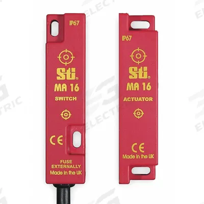 OMRON Magnetically Actuated Safety Interlock Switch: MA Series, 1NO/2NC - DC Safety-Interlock Switches