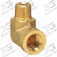 PARKER Metal Pipe Elbow: 90° Elbow, 1/8 in x 1/8 in, Female NPT Threaded x Male NPT Threaded (MPN 2-2 SE-B). Key specifications — Maximum Operating Pressure: 2,900 psi.