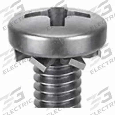 SEMS Screw: External Tooth, #8-32 Thread Size, 1 1/4 in Lg, Stainless Steel - Machine Screws with External Tooth Lock Washers