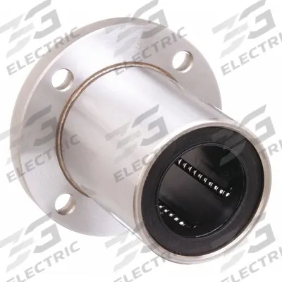 NB Linear Round Flange Mount Bearing: Single, SWF, 3/4 in ID - Round-Flanged Linear Ball Bearings