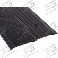 NATIONAL GUARD Door Threshold: Saddle, Aluminum, 6 ft Lg (MPN 8428DKB-72). Key specifications — Brand: NATIONAL GUARD; Transition Type: Fluted.