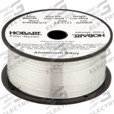 HOBART Welding Wire: Aluminum, ER5356, 0.03 in - ER5356 MIG Welding Wire