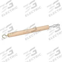 DMI Button Aid/Zipper Pull: 5/8 in Overall Wd, 3/8 in Overall Lg, 9 3/8 in Overall Ht, Wood, Brown (MPN 640-8104-0021). Key specifications — Material: Wood; Color: Brown; Latex Content: Latex-Free; Brand: DMI; Product Type: Button Aid/Zipper Pull.