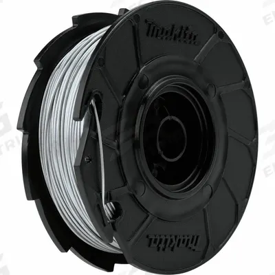 MAKITA Rebar Tie Wire: 21 ga, 328 ft Coil Lg, Steel, 3 Wraps Per Tie, Globally Sourced