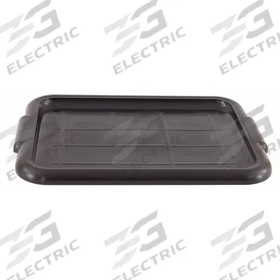 CRESTWARE Bus Tub Lid: For BT5BK/BT7BK, Black, 1 in Overall Ht, 15 3/4 in Overall Wd - Bus Tub Lids