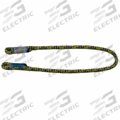 ALL GEAR Rigging and Climbing Rope: Double Braid, 25/64 in Dia, 630 lb Working Load Limit, Aramid (MPN AGDBPTV1032). Key specifications — Brand: ALL GEAR; Rope Type: Static; Third Color: Tan; Fourth Color: Yellow.