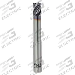 OSG Corner Chamfer End Mill: Carbide, TiAlN Coated, 4 Flute, 5/8" Mill Dia, 3/4" LOC, 0.02" Chf (MPN VG446-6252)