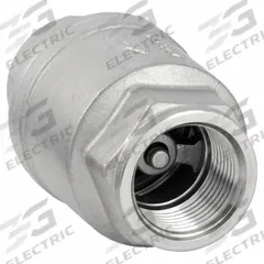BONOMI Check Valve: Swing, Inline Valve Body, 3/4 in Pipe Size, FNPT x FNPT, 316 Stainless Steel (MPN S800-3/4"). Key specifications — Brand: BONOMI.