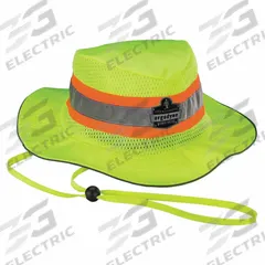 CHILL-ITS BY ERGODYNE Ranger Hat: Lime, 2XL/3XL, Ranger Hat, Cooling, Polyester, Evaporative-Cooling (MPN 8935CT). Key specifications — Maximum Cooling Time: Up to 4 hrs; Adjustment Type: Cinch Cord; Pattern: Solid; Color: Lime; Hat Style: Ranger; Cooling: Yes; Material: Polyester; Cooling Method: Evaporative - Soak.