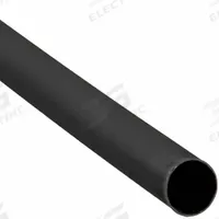SHRINK-KON Heat Shrink Tubing: 2 in I.D. Before Shrinking, 0.63 in I.D. After Shrinking, Black, 2 PK (MPN HS500-1000-4). Key specifications — Color: Black; Brand: SHRINK-KON.