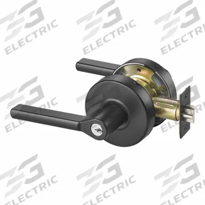 ASSA ABLOY ACCENTRA Cylindrical Lockset: Classroom Lever Locksets, Black
