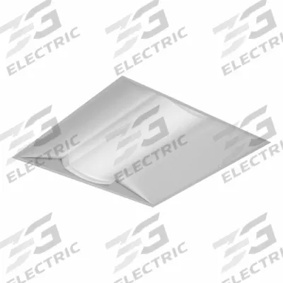 DAYBRITE Recessed Troffer: 2 ft Lg, 2 ft Wd, 3,800 lm, 3500K, 33 W, 120 to 277V AC - 2 ft. x 2 ft. LED Center-Basket Troffers