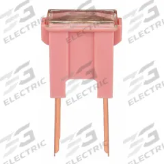 BUSSMANN Automotive Fuse: FLM Series, Pink, Male, Cartridge, Fast-Acting, 30 A, 32 V DC (MPN FLM-30). Key specifications — Series: FLM; Brand: BUSSMANN.
