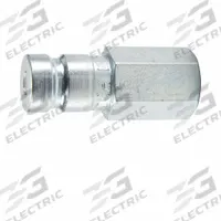 PARKER Nipple: 1/8 in, 1/4"-18 Thread Size, Female NPTF, NPTF, Steel, 0.8 g/min Max Flow Rate (MPN PD342). Key specifications — Brand: PARKER; Body Material: Steel; Connection Type: NPTF; Temperature Range: -40 to 250 Deg F; Thread Size: 1/4"-18.