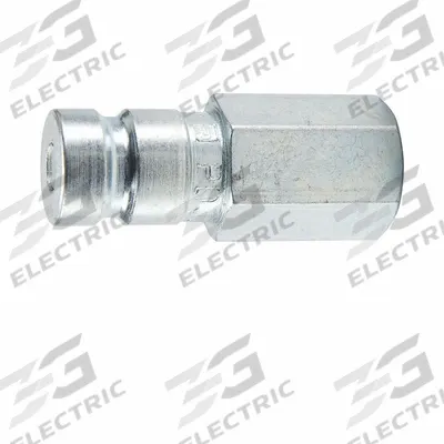 PARKER Nipple: 1/8 in, 1/4"-18 Thread Size, Female NPTF, NPTF, Steel - PD Series Hydraulic Quick-Connect Coupling Plugs