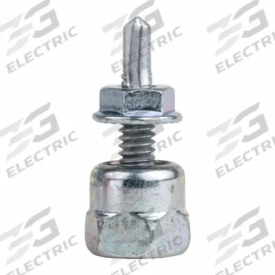 SAMMYS Rod Anchor: 1/4 in Overall Dia, 1 in Overall Lg, 1/4 in Screw Size, Steel - Rod Hangers for Steel