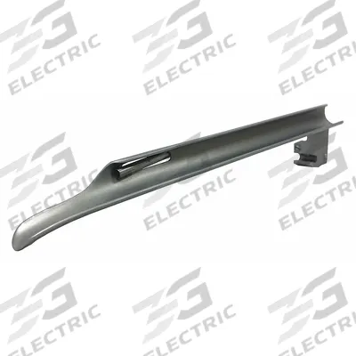 MEDSOURCE Laryngoscope Blades: Miller, 4 Blade Size, Fiber Optic, 9 in Overall Lg