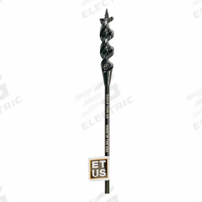 EAGLE TOOL US Auger Style Cable Drill Bit: 1/2 in Drill Bit Size, 24 in Overall Lg - Auger-Style Cable Drill Bits
