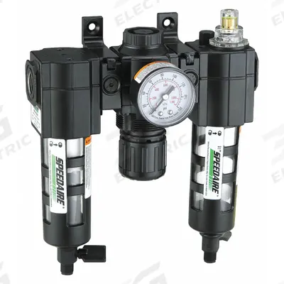 SPEEDAIRE Filter/Regulator/Lubricator: 1/4 in NPT, 51 cfm, 150 psi Max Op Pressure - Speedaire Filter, Regulator & Lubricators (FRLs)