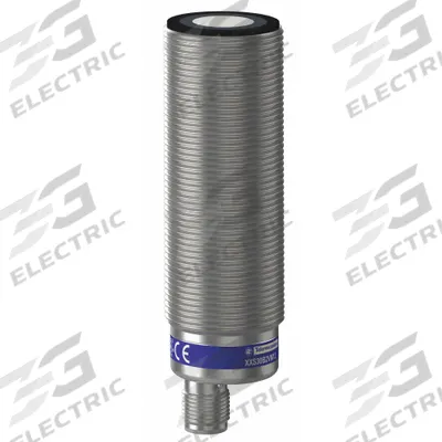 TELEMECANIQUE SENSORS Cylindrical Ultrasonic Sensor: 30 mm Dia, Built-in Connector - Cylindrical Sensors with Built-in Connectors