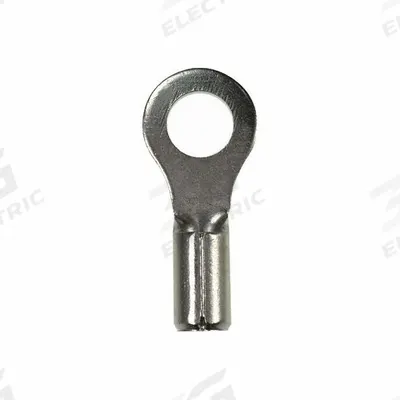 PANDUIT Ring Terminal: Bare, #10 Stud Size, 22 AWG to 16 AWG Wire Sizes - Non-Insulated Ring Terminals