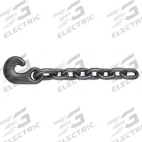 PEERLESS Straight Chain: 7/8 in Trade Size, 80 Chain Grade, Alloy Steel, Grab Hook, 24 in Overall Lg (MPN 574481424). Key specifications — Brand: PEERLESS; Hook Type Included: Grab Hook.