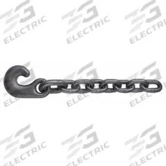 PEERLESS Straight Chain: 7/8 in Trade Size, 80 Chain Grade, Alloy Steel, Grab Hook, 24 in Overall Lg (MPN 574481424). Key specifications — Brand: PEERLESS; Hook Type Included: Grab Hook.