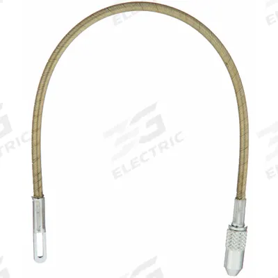 GREENLEE Fish Tape Flexible Leader: Steel, Metal Eyelet End, 400 lb Max Pull - Fish Tape Leaders