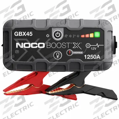 NOCO Jump Starter: Boosting, For 12 V Battery Volt, USB, For Lead Acid - Handheld Power & Jump Starters