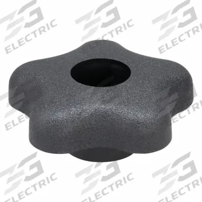 INNOVATIVE COMPONENTS Hand Knob: 5 Point, Plastic, 5/16" Thread, 1 in Thread Lg - Snap-Lock 5-Arm Knobs