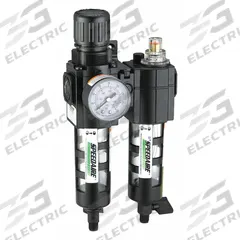SPEEDAIRE Filter/Regulator/Lubricator: 1/4 in NPT, 51 cfm, 150 psi Max Op Pressure, 40 micron (MPN 7D683). Key specifications — attr109524: SPEEDAIRE.