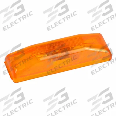 GROTE Clearance Marker Lamp: Clearance Light, Incandescent, Rectangular, Amber - Clearance Lights