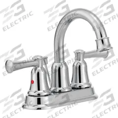 CLEVELAND FAUCET GROUP Bathroom Faucet: Capstone, Metal, Chrome Finish, 1.5 gpm Flow Rate, Centerset (MPN 41217). Key specifications — Includes: Spout Kit; Brand: CLEVELAND FAUCET GROUP; Series: Capstone.